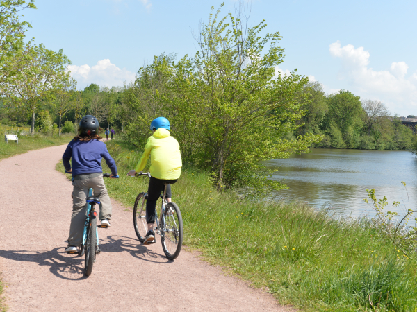 Balade à vélo le long de l'Orne 