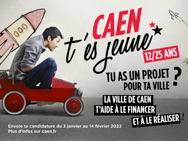 visuel Caen t'es jeune 2022