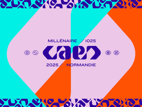 Visuel Millénaire Caen en palindrome +