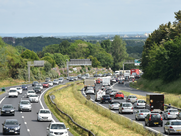 Photographie du périphérique caennais