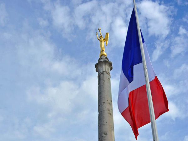 Drapeau français Place Foch