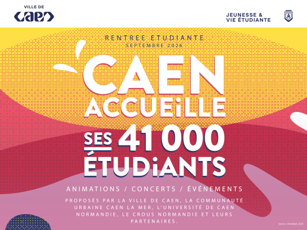 Caen accueille ses 41000 étudiants