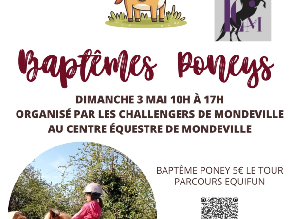 Baptême poney
