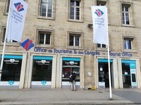 Façade de l'Office de Tourisme de Caen