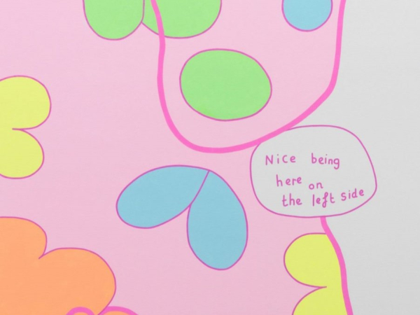 Lily van der Stokker, «Nice left Right» (détail), 2019