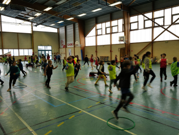 Enfants en activité - stage sportif