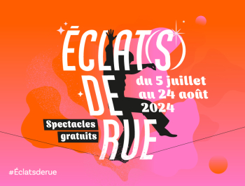 Affiche officielle d'Eclat(s) de Rue 2024