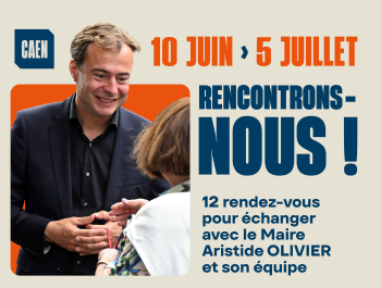 Rencontrons-nous - 12 rendez-vous pour échanger avec le maire Aristide Olivier et son équipe
