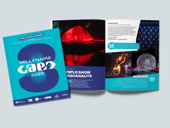 Aperçu de la couverture et des pages 6-7 du Programme du Millénaire, livre 3.