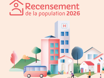 Recensement de la population 2026 affiche nationale