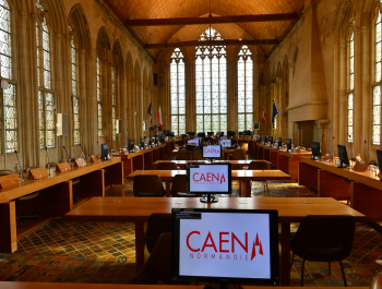 Vue de la salle des gardes