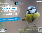 Grand Comptage des Oiseaux de Jardin 2022