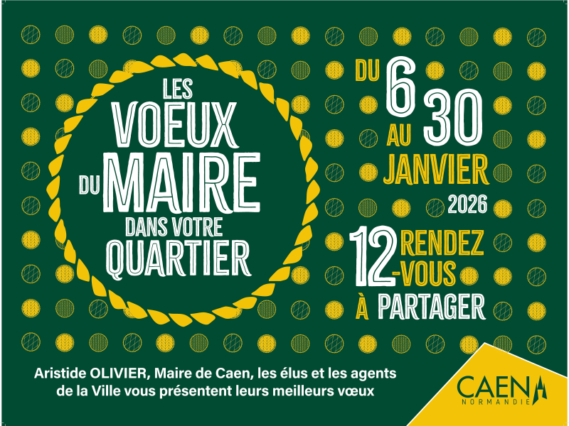 Vœux du Maire dans votre quartier du 6 au 30 janvier 