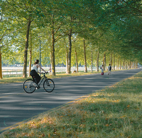 Promenade à vélo Cours Général-Koenig © Ville de Caen / M. Bouvier